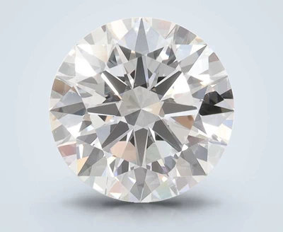 3.47ct E FL Rare Carat Ideal Cut Round Lab Grown Diamond
