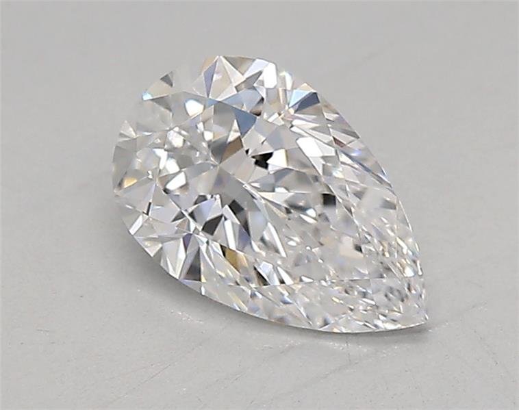 0.66ct D VVS2 Rare Carat Ideal Cut Pear Lab Grown Diamond
