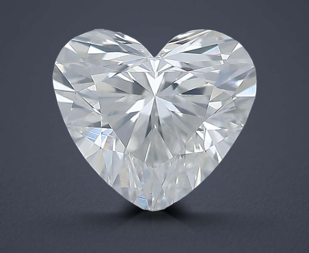 0.59ct I SI1 Rare Carat Ideal Cut Heart Diamond