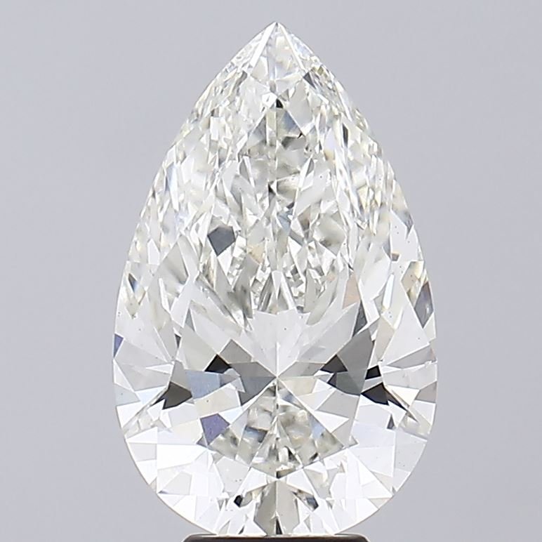 6.36ct H VS1 Rare Carat Ideal Cut Pear Lab Grown Diamond