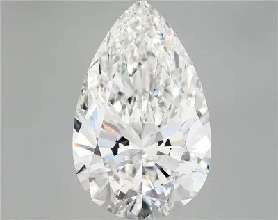 10.28ct F VVS2 Rare Carat Ideal Cut Pear Lab Grown Diamond