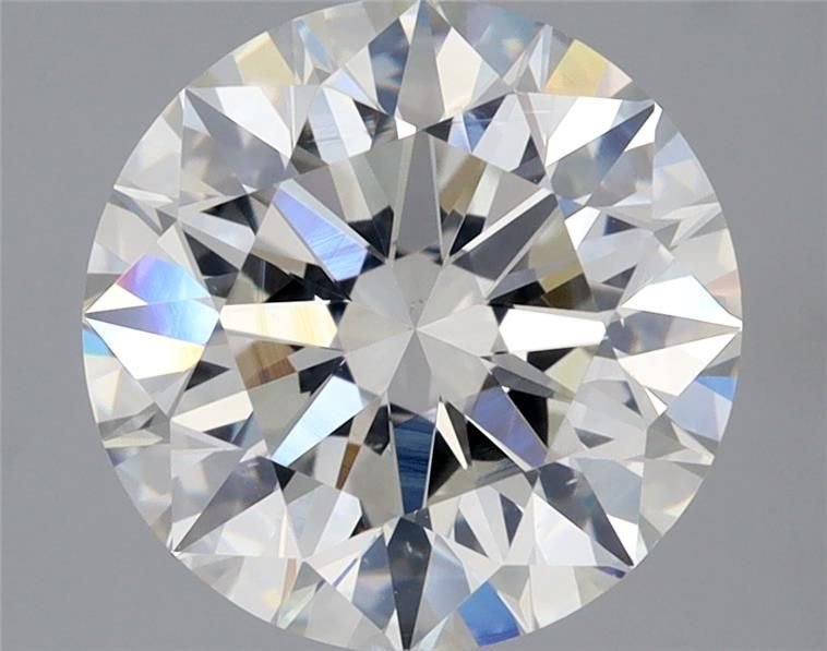 3.01ct I SI1 Rare Carat Ideal Cut Round Diamond