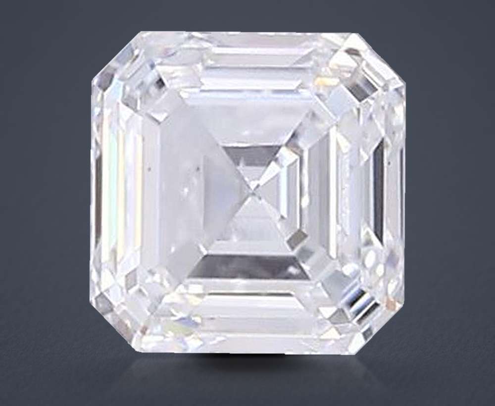 2.02ct D VS1 Rare Carat Ideal Cut Asscher Lab Grown Diamond
