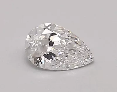 0.47ct D IF Rare Carat Ideal Cut Pear Lab Grown Diamond