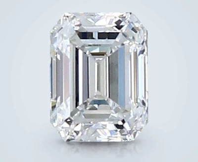0.42ct F VVS1 Very Good Cut Emerald Diamond