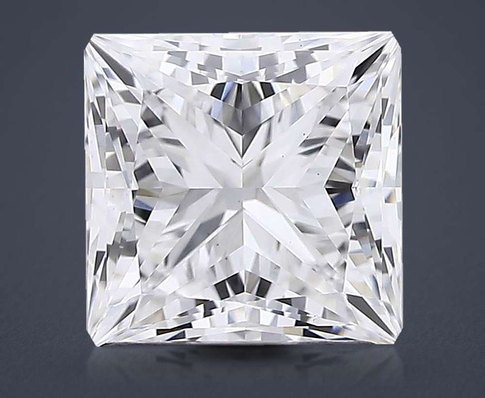 8.04ct H VS2 Rare Carat Ideal Cut Asscher Lab Grown Diamond