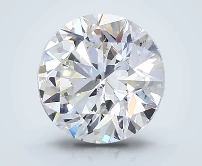 2.02ct I SI2 Rare Carat Ideal Cut Round Diamond