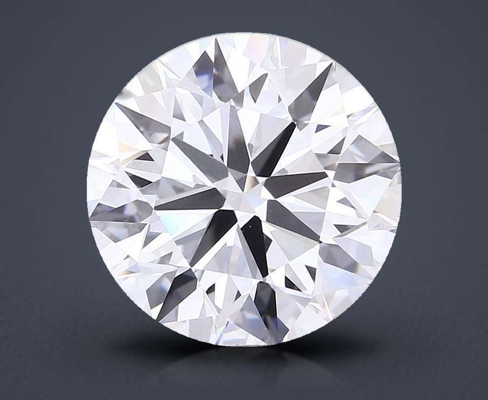 9.14ct F VVS2 Rare Carat Ideal Cut Round Lab Grown Diamond