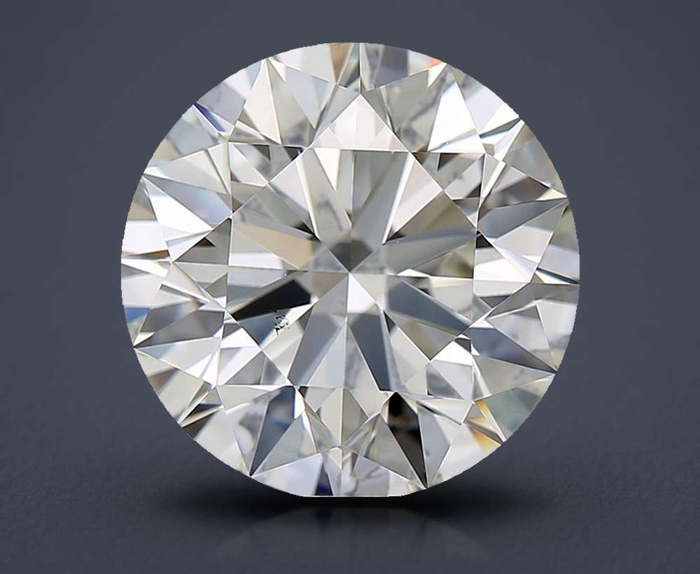 4.01ct H VS2 Rare Carat Ideal Cut Round Diamond