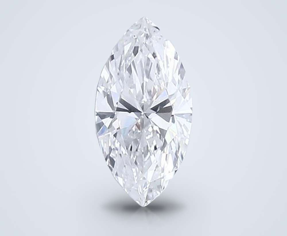 3.09ct E VS1 Rare Carat Ideal Cut Marquise Lab Grown Diamond