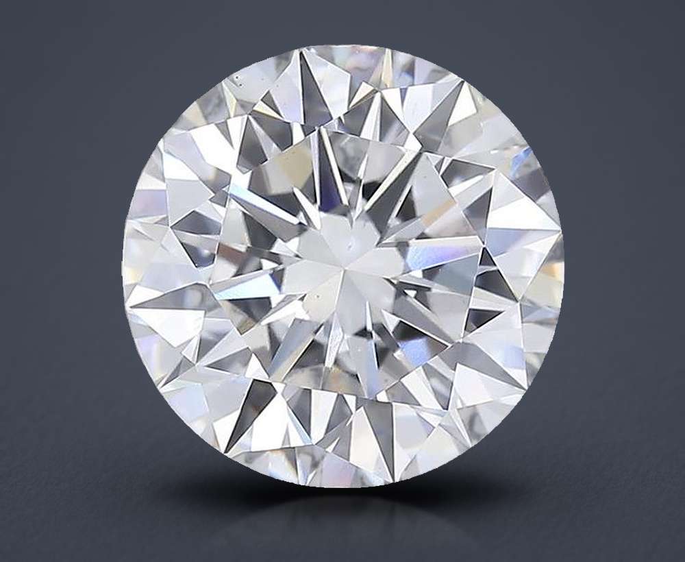 7.31ct F VS2 Excellent Cut Round Lab Grown Diamond