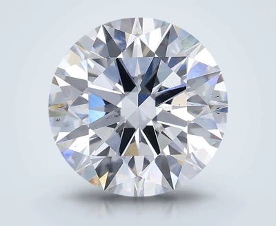 3.01ct F SI1 Rare Carat Ideal Cut Round Lab Grown Diamond
