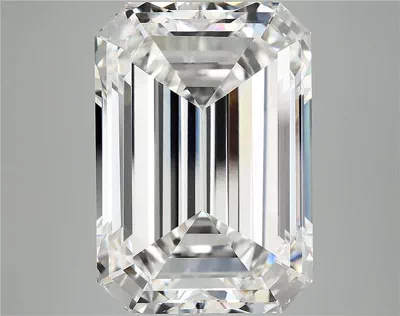 14.15ct F VVS2 Rare Carat Ideal Cut Emerald Lab Grown Diamond
