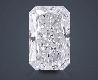 2.56ct D VS1 Rare Carat Ideal Cut Radiant Lab Grown Diamond