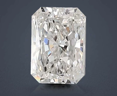 3.06ct F VS1 Rare Carat Ideal Cut Radiant Lab Grown Diamond