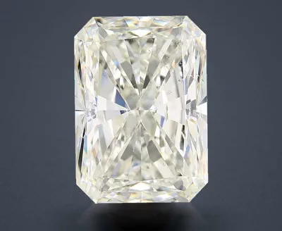 6.06ct J SI2 Rare Carat Ideal Cut Radiant Diamond
