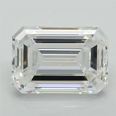 2.07ct D VS1 Rare Carat Ideal Cut Emerald Lab Grown Diamond