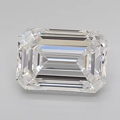 1.85ct D VS1 Rare Carat Ideal Cut Emerald Lab Grown Diamond