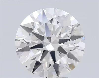 5.16ct H SI1 Rare Carat Ideal Cut Round Lab Grown Diamond