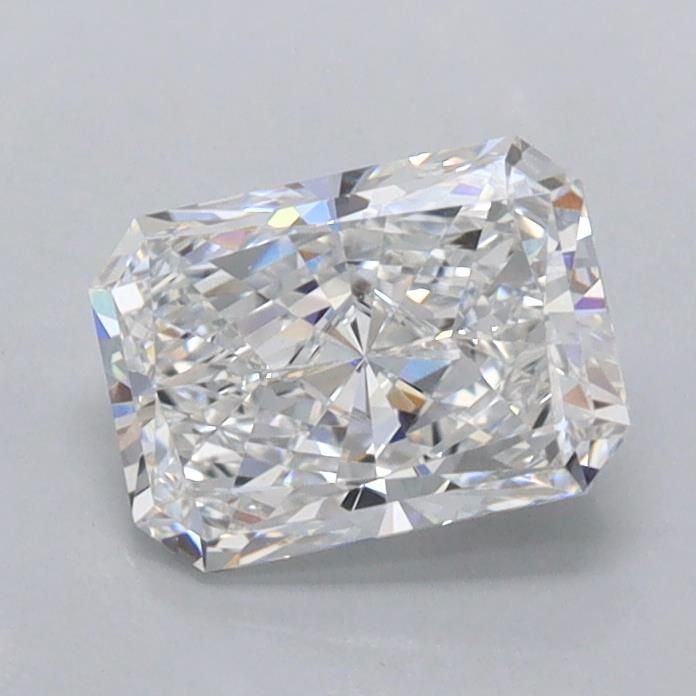 1.01ct D VVS2 Rare Carat Ideal Cut Radiant Lab Grown Diamond