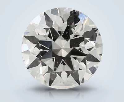 6.31ct J SI1 Rare Carat Ideal Cut Round Diamond