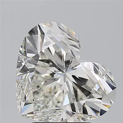 4.02ct I SI2 Rare Carat Ideal Cut Heart Diamond