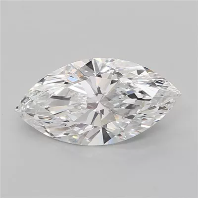 3.03ct D VS2 Rare Carat Ideal Cut Marquise Lab Grown Diamond