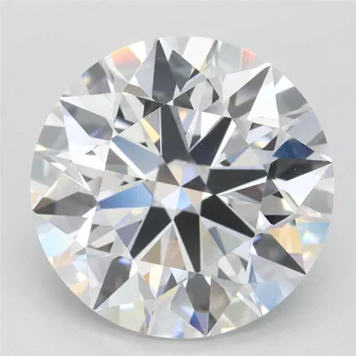 4.34ct D VVS1 Rare Carat Ideal Cut Round Lab Grown Diamond