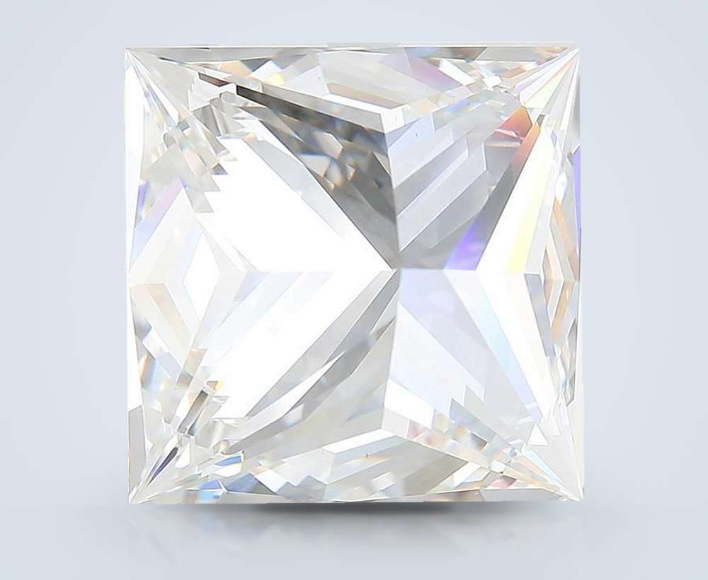 15.03ct F VS1 Rare Carat Ideal Cut Princess Lab Grown Diamond