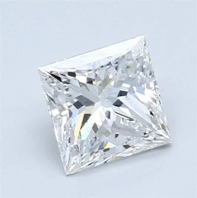 1.01ct F VS2 Rare Carat Ideal Cut Princess Diamond