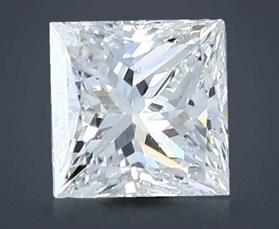 1.01ct F VS2 Rare Carat Ideal Cut Princess Diamond