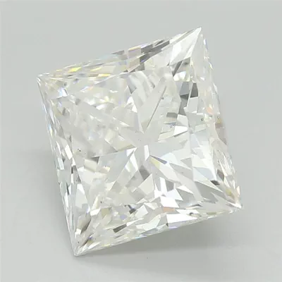 2.03ct E VS2 Rare Carat Ideal Cut Princess Lab Grown Diamond