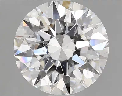 3.01ct E SI2 Rare Carat Ideal Cut Round Diamond