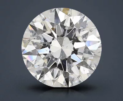 3.01ct E SI2 Rare Carat Ideal Cut Round Diamond