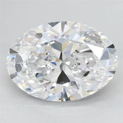 2.57ct D VVS1 Rare Carat Ideal Cut Oval Lab Grown Diamond