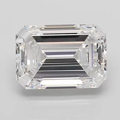5.91ct E VS1 Very Good Cut Emerald Lab Grown Diamond