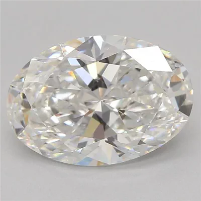 1.55ct F VS1 Rare Carat Ideal Cut Oval Lab Grown Diamond
