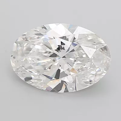 10.27ct F VVS2 Rare Carat Ideal Cut Oval Lab Grown Diamond