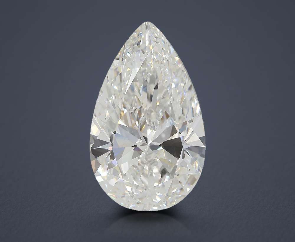 14.44ct F VVS2 Rare Carat Ideal Cut Pear Lab Grown Diamond