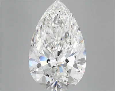 12.16ct F VVS2 Rare Carat Ideal Cut Pear Lab Grown Diamond