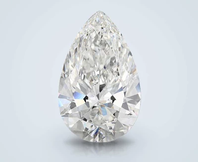 12.16ct F VVS2 Rare Carat Ideal Cut Pear Lab Grown Diamond