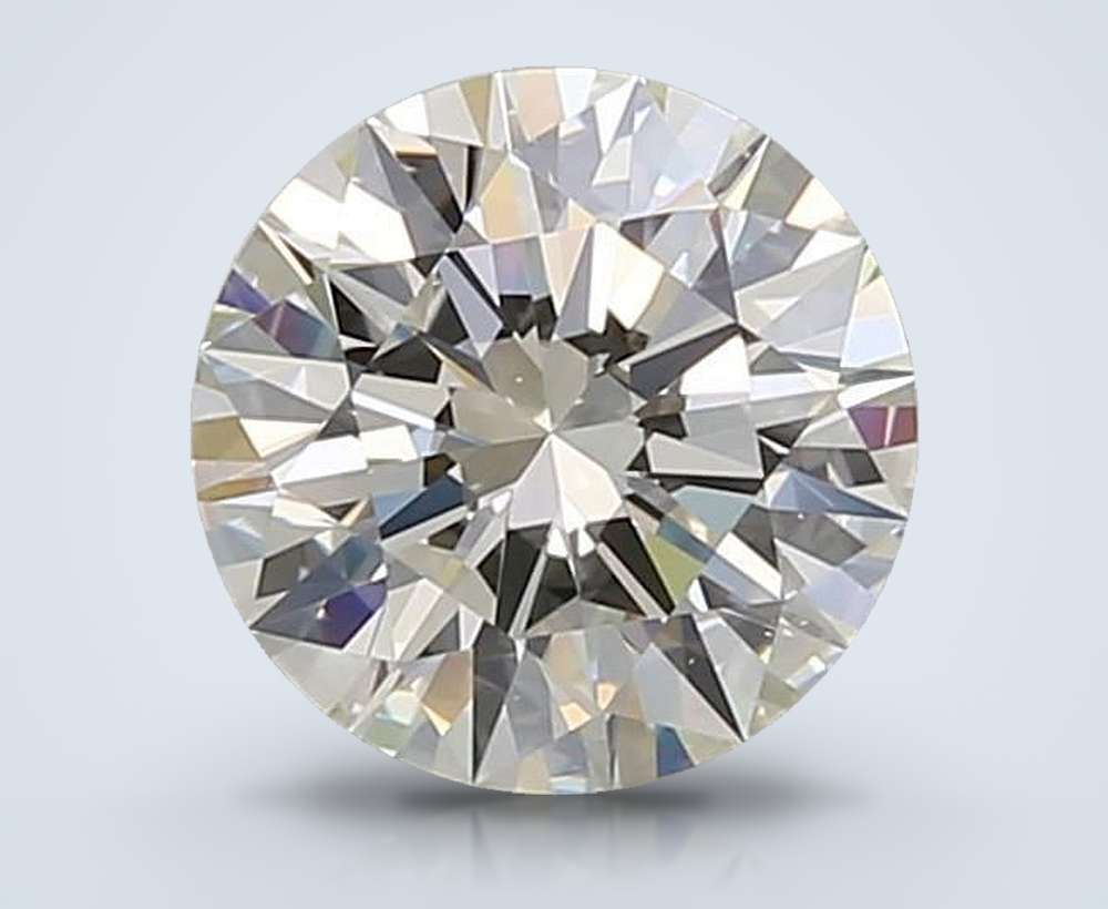 1.51ct J VS2 Rare Carat Ideal Cut Round Diamond
