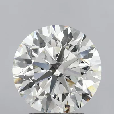 2.89ct I VS1 Very Good Cut Round Lab Grown Diamond