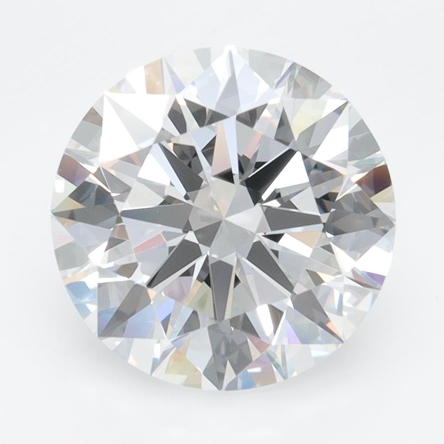 3.27ct D VVS1 Rare Carat Ideal Cut Round Lab Grown Diamond