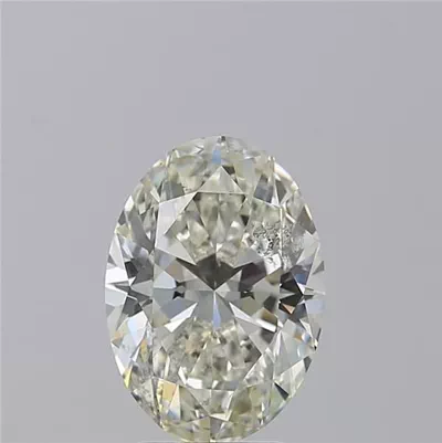 3.15ct J SI2 Rare Carat Ideal Cut Oval Diamond