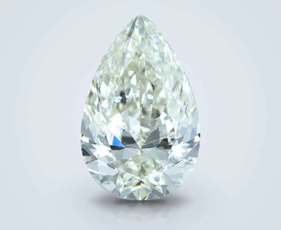 4.02ct J SI2 Rare Carat Ideal Cut Pear Diamond