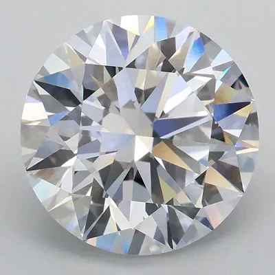 3.03ct E VS1 Rare Carat Ideal Cut Round Lab Grown Diamond