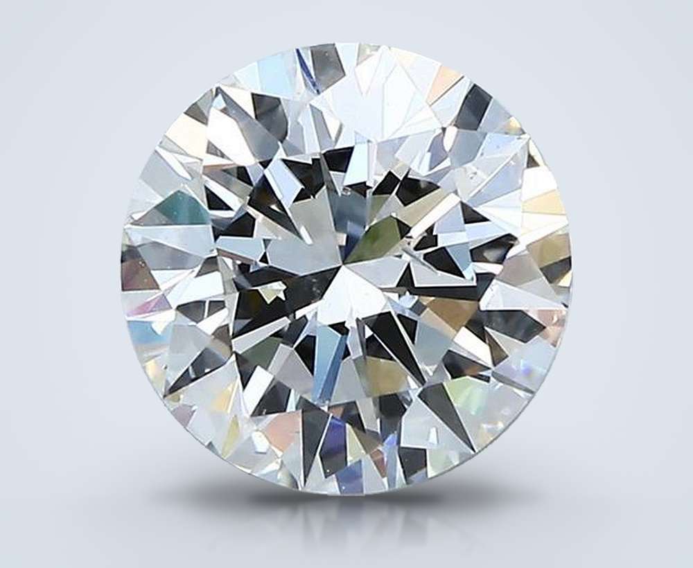 2.00ct H SI1 Rare Carat Ideal Cut Round Diamond