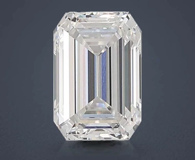 2.01ct D VVS2 Rare Carat Ideal Cut Emerald Lab Grown Diamond