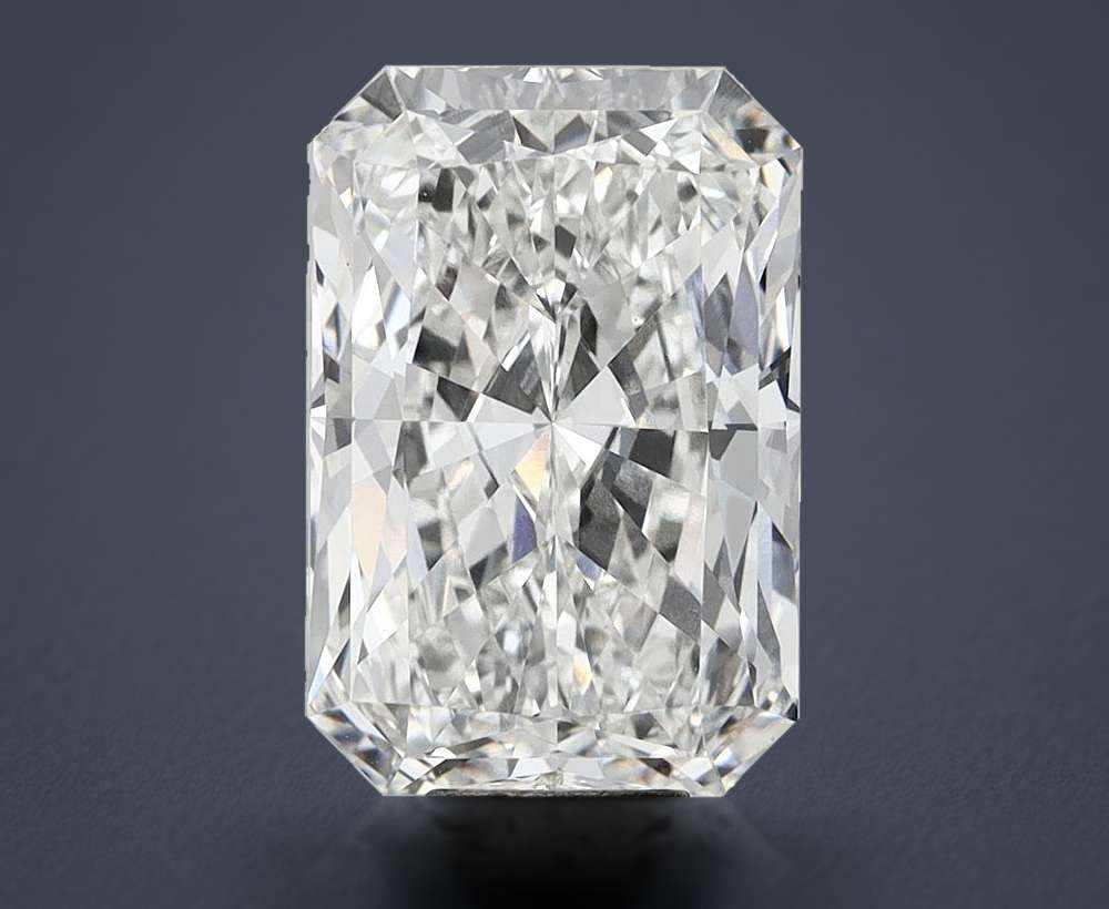 11.07ct F VVS2 Rare Carat Ideal Cut Radiant Lab Grown Diamond